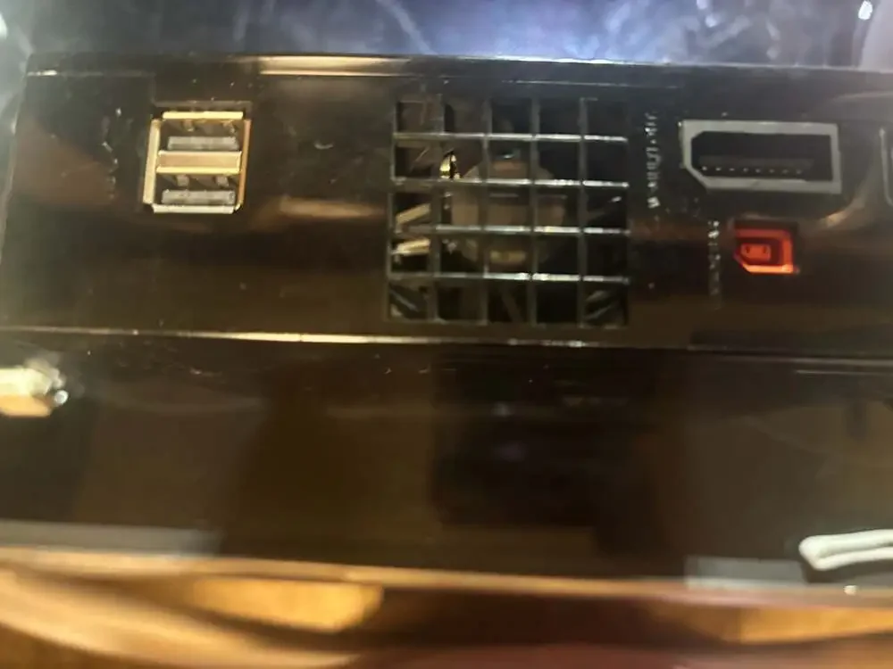 Nintendo Wii RVL-101 Black Console Bundle with Remotes, Nunchucks, and Cables